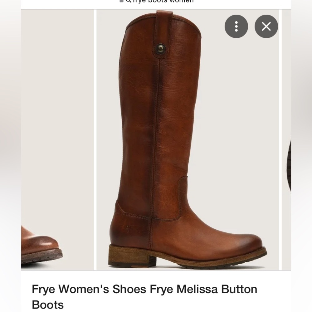 Frye women’s boots in brown, size 8.5